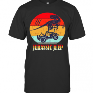 Jurassic Jeep Vintage Halloween T-Shirt