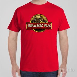 Jurassic pug – T-shirt