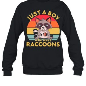 Just A Boy Who Loves Raccoons Vintage shirt 2