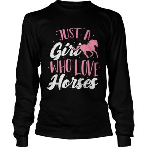 Just A Girl Who Love Horses Horse shirt 2