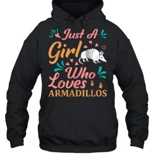 Just A Girl Who Loves Armadillos shirt 3