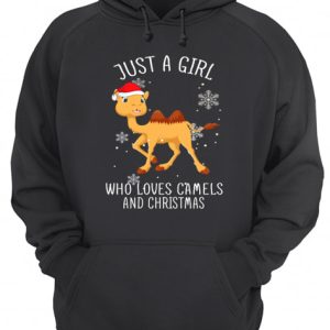 Just A Girl Who Loves Camels And Christmas Shirt 3