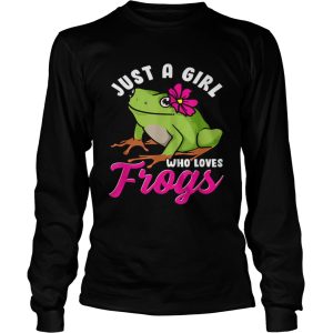 Just A Girl Who Loves Frogs Tree Frog Girl shirt 2