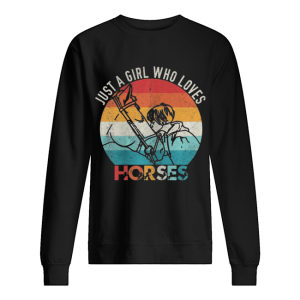 Just A Girl Who Loves Horses Vintage shirt 2