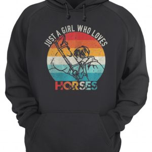 Just A Girl Who Loves Horses Vintage shirt 3