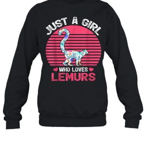 Just A Girl Who Loves Lemurs Tee Shirt 2