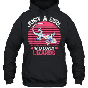 Just A Girl Who Loves Lizards Tee Shirt 3