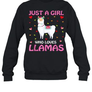 Just A Girl Who Loves Llamas Tee Shirt