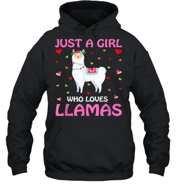 Just A Girl Who Loves Llamas Tee Shirt