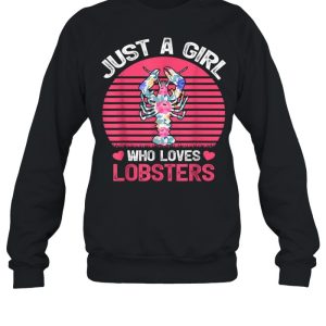 Just A Girl Who Loves Lobsters Tee Shirt 2