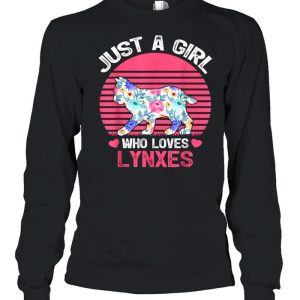 Just A Girl Who Loves Lynxes Tee Shirt