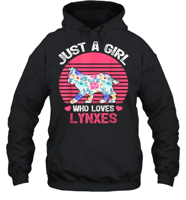 Just A Girl Who Loves Lynxes Tee Shirt