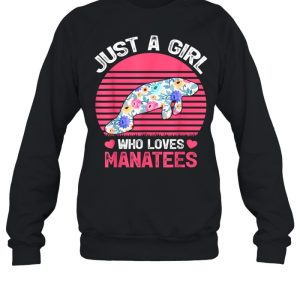 Just A Girl Who Loves Manatees Tee Shirt