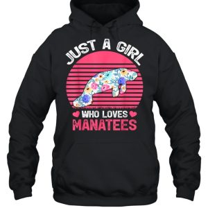 Just A Girl Who Loves Manatees Tee Shirt 3