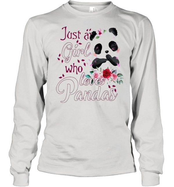 Just A Girl Who Loves Pandas T-shirt