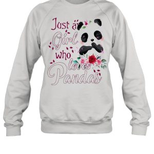 Just A Girl Who Loves Pandas T shirt 2