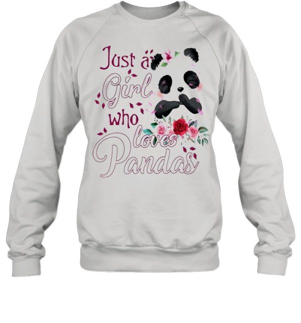 Just A Girl Who Loves Pandas T-shirt