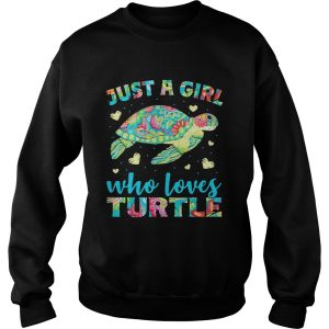 Just A Girl Who Loves Turtle Color shirt 2