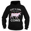 Just A girl Who Loves Cows Rose shirt