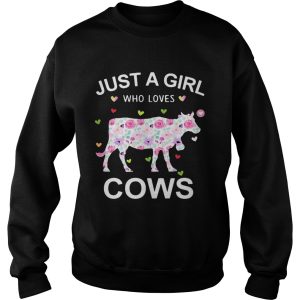 Just A girl Who Loves Cows Rose shirt 2