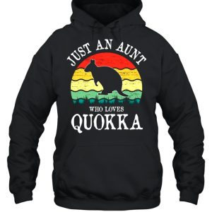 Just An Aunt Who Loves Quokka shirt 3