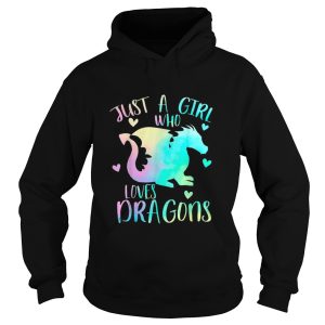 Just a Girl Who Loves Dragons Cute Dragon Teen Girls shirt 1