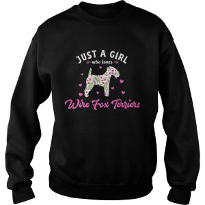 Just a Girl who Loves Wire Fox Terriers shirt 3