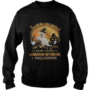 Just a girl who loves labrador retriever and halloween shirt 2