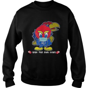 Kansas Jayhawks Wash Your Damn Hands Covid19 shirt 2