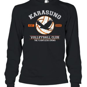 Karasuno Est 2012 Volleyball Club The Flightless Crows shirt 1