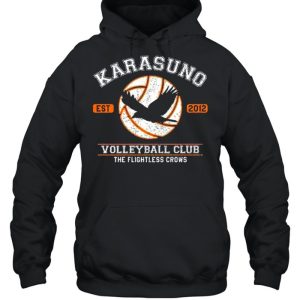 Karasuno Est 2012 Volleyball Club The Flightless Crows shirt 3