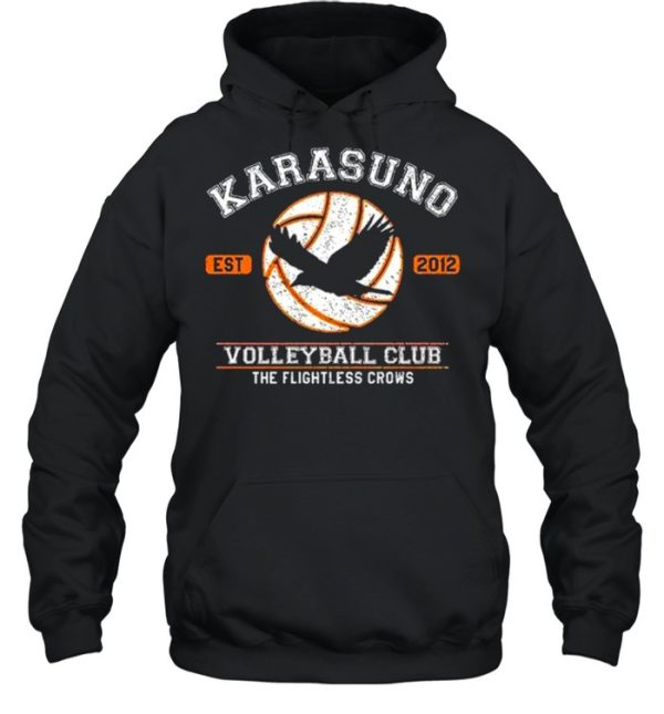 Karasuno Est 2012 Volleyball Club The Flightless Crows shirt