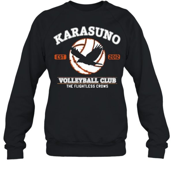 Karasuno Volleyball Club The Flightless Crows shirt