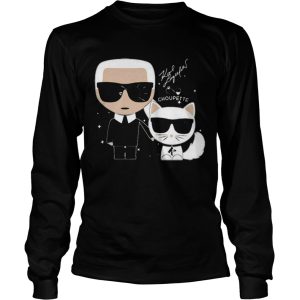 Karl Otto Lagerfeldt and Choupette Ikonik cat shirt