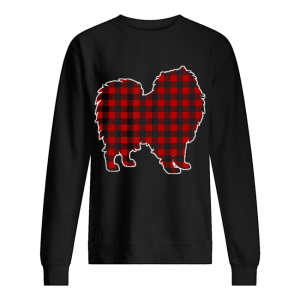 Keeshond Christmas Dog Buffalo Plaid shirt 2