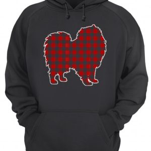 Keeshond Christmas Dog Buffalo Plaid shirt 3