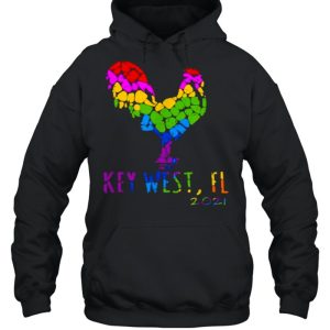 Key West FL 2021 Rooster Chicken Lgbt Shirt 3