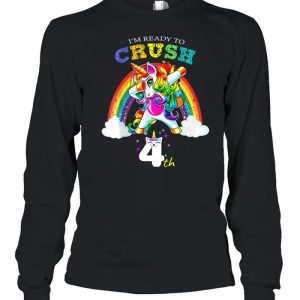 Kids I’m Ready To Crush 4th Grade Dabbing Unicorn Back to School shirt