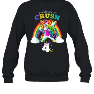 Kids I’m Ready To Crush 4th Grade Dabbing Unicorn Back to School shirt