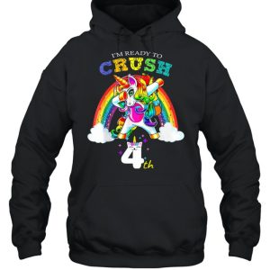 Kids Im Ready To Crush 4th Grade Dabbing Unicorn Back to School shirt 3