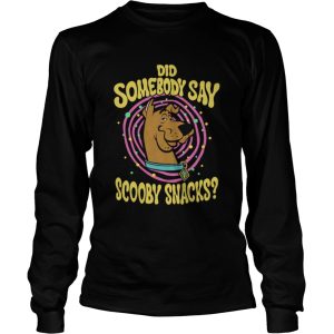 Kids ScoobyDoo Did Somebody Say Scooby Snacks Portrait shirt 2