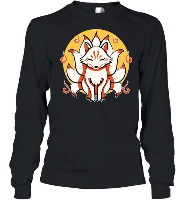 Kitsune Japanese Kami Inari Fox protector Tempel Shrines Pullover shirt