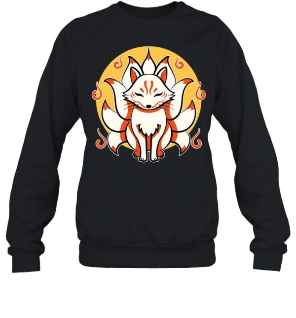 Kitsune Japanese Kami Inari Fox protector Tempel Shrines Pullover shirt