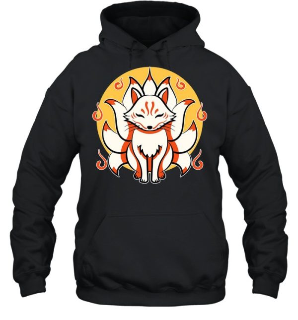 Kitsune Japanese Kami Inari Fox protector Tempel Shrines Pullover shirt