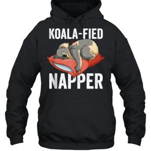 Koala Bear Koalafied Napper Sleeping Tired Slogan shirt 3