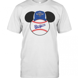 L.A Dodgers Mickey Mouse Champions 2020 T-Shirt