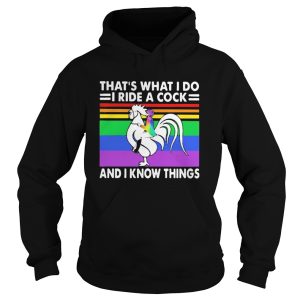 LGBT thats what I do I ride a cock and I know things vintage retro shirt 1