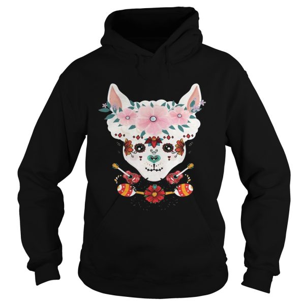 LLama Dia De Los Muertos Day Of The Dead Alpaca Calavera shirt