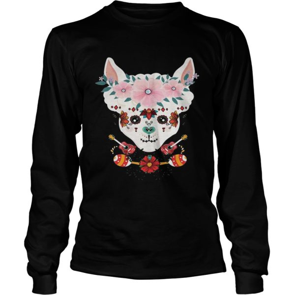 LLama Dia De Los Muertos Day Of The Dead Alpaca Calavera shirt