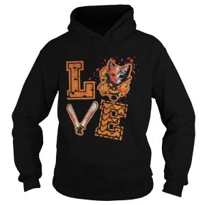 LOVE JASON VOORHEES CAT HALLOWEEN shirt 1